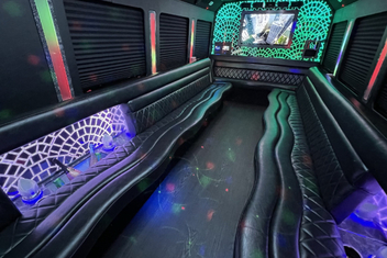 Bakersfield Limo Bus Interior