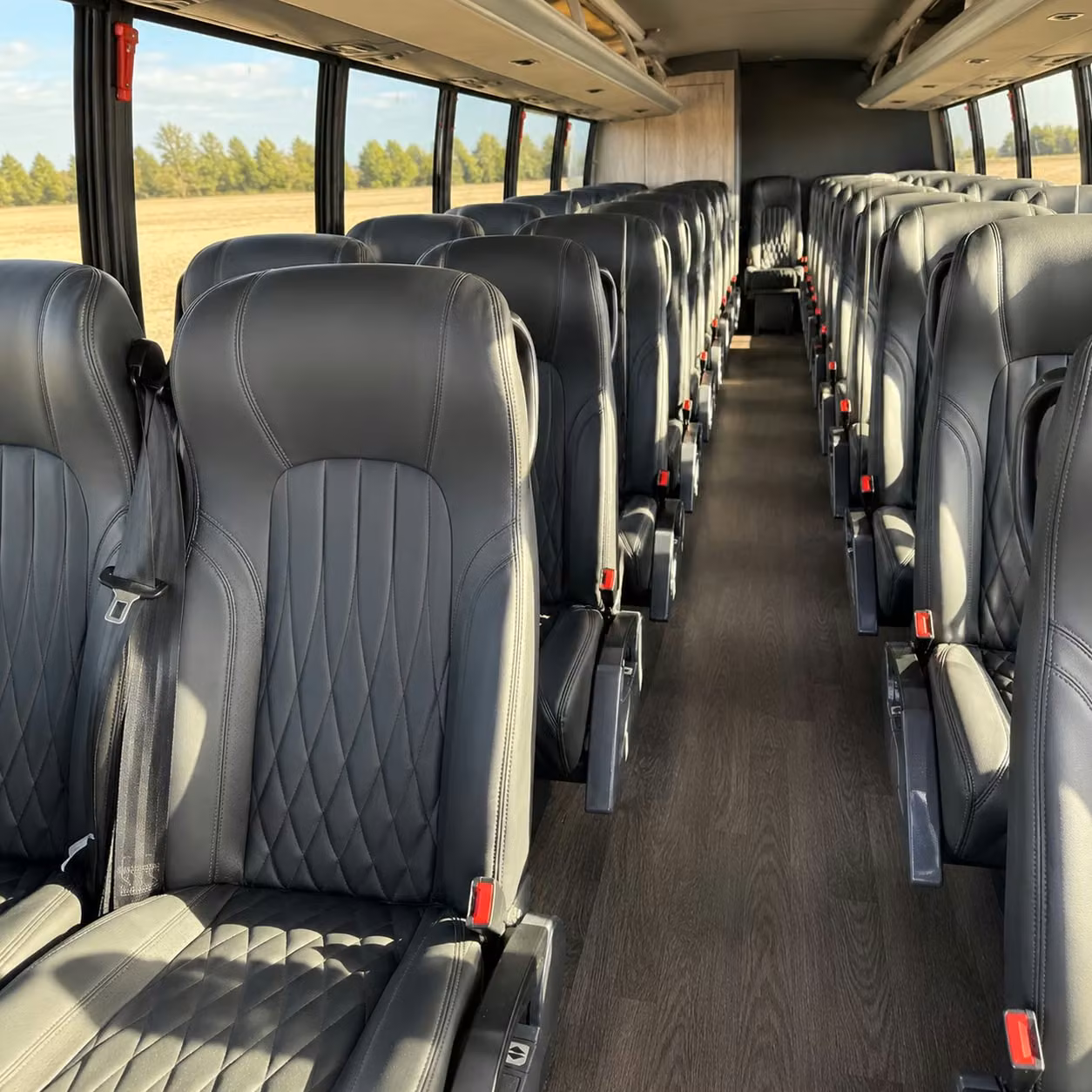 28 passenger minibus interior