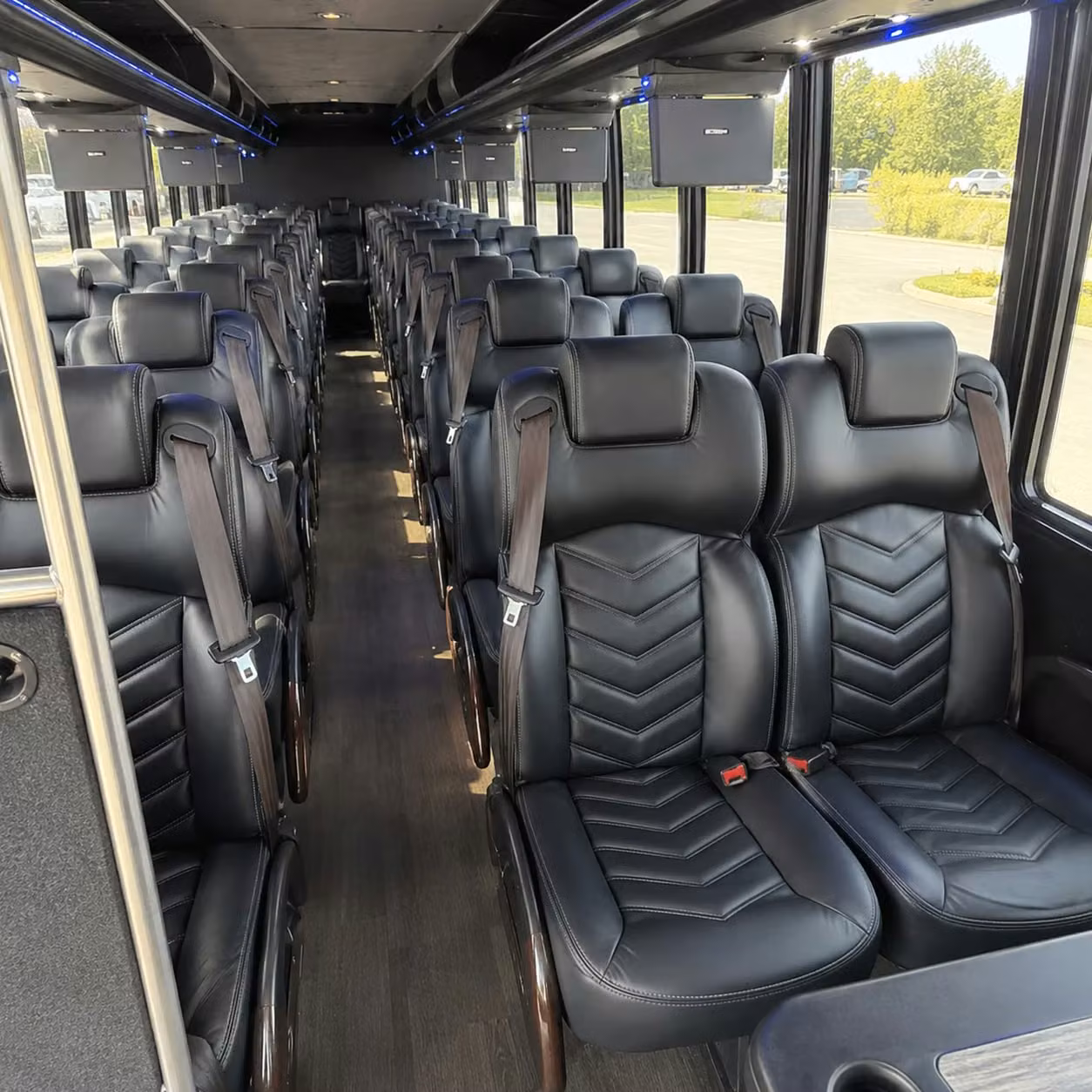 30 passenger minibus inside